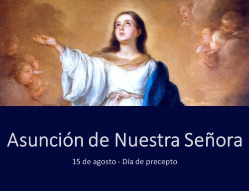 15 de agosto: Solemnidad de la Asunción de Nuestra Señora al Cielo